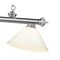 Z-Lite Cordon 3 Light Billiard, Brushed Nickel & White 2306-3BN-PWH - alternate 5